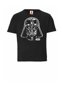 Футболка Organic Kids «Звездные войны» — Дарт Вейдер — Портвейн LOGOSHIRT, черный