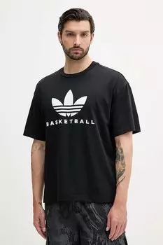 Футболка Originals Basketball Courtside Tee Adidas Originals, черный