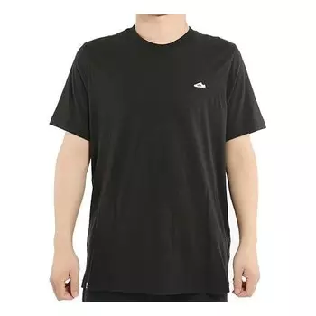 Футболка originals mini emb tee embroidered shoe sports short sleeve black Adidas, черный