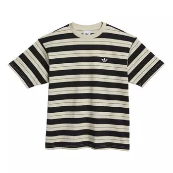 Футболка originals stripe sports male black Adidas, черный