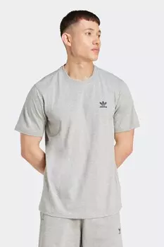 Футболка Originals trefoil essentials из 100% хлопка Adidas Originals, серый