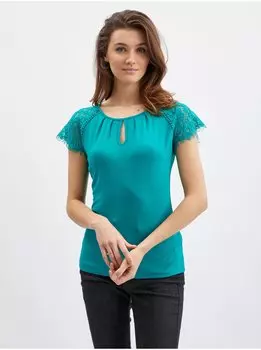 Футболка orsay, бирюзовый