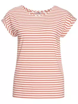 Футболка Orsay, цвет Orange/White