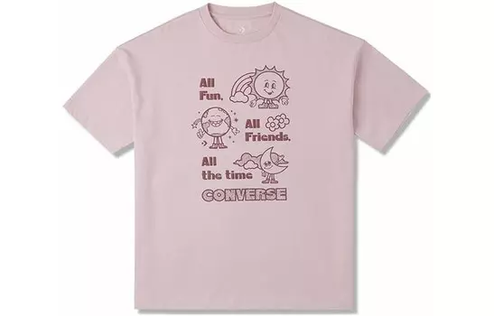 Футболка OS BLOCK PARTY TEE женская розовая Converse