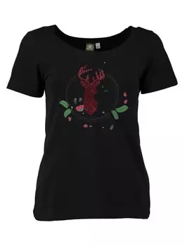 Футболка OS-Trachten Dolanu, черный