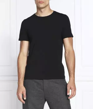 Футболка Oscar Jacobson однотонная, черный