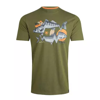 Футболка "отражение" Weird Fish, зеленый