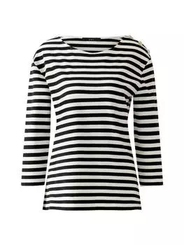 Футболка Oui, цвет black offwhite