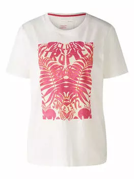 Футболка Oui, цвет wei/pink