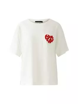 Футболка Oui, цвет white red