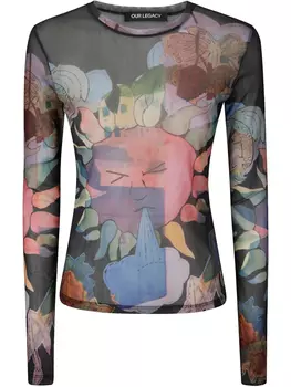 Футболка OUR LEGACY Solar Power longsleeves, черный