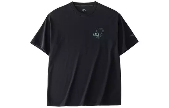 Футболка Outdoor Collection мужская черная Anta, черный