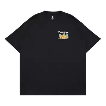Футболка outdoor graphic tee 'black' Converse, черный