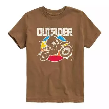 Футболка Outer Dirt Bike для мальчиков 8–20 лет с рисунком Licensed Character