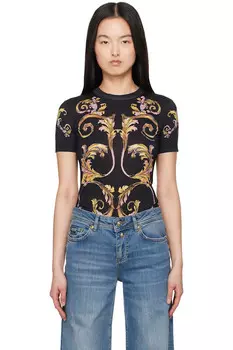 Футболка Outline Barocco Versace Jeans Couture, мультиколор