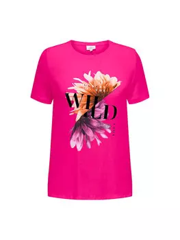 Футболка over fit Only Carmakoma, розовый