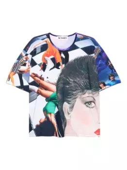 Футболка Over Sunnei, синий