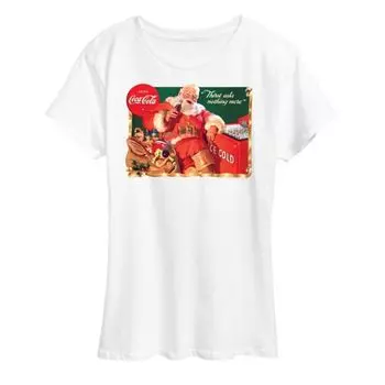 Футболка oversize с принтом Coca-Cola и кулером со льдом Licensed Character, белый