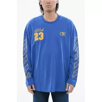 Футболка OW 23 WIDE L/S мультиколор F Off-White, Blue