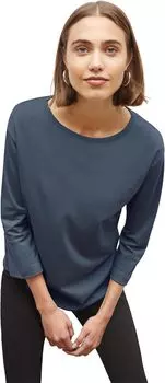 Футболка Owen Пима Хлопок M.M.LaFleur, цвет Deep Sea