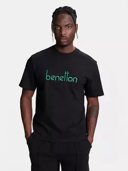 Футболка оверсайз 3MI6U109O United Colors Of Benetton, черный