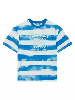 Футболка оверсайз 3SL3C10P5 United Colors Of Benetton, синий