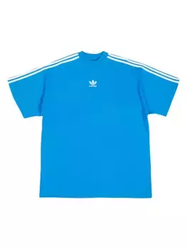 Футболка оверсайз Adidas/Balenciaga Balenciaga, синий