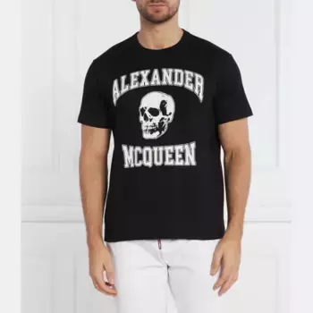 Футболка оверсайз Alexander Mcqueen, черный