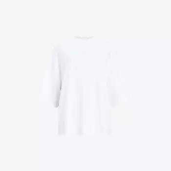 Футболка оверсайз amelie из органического хлопка Allsaints, белый