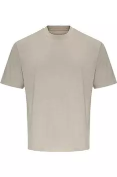 Футболка оверсайз AWDis 100, natural