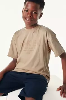 Футболка оверсайз Baker By Ted Baker, серый