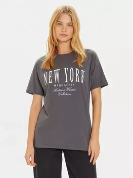 Футболка оверсайз Brave Soul, серый