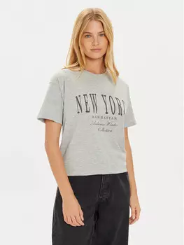 Футболка оверсайз Brave Soul, серый