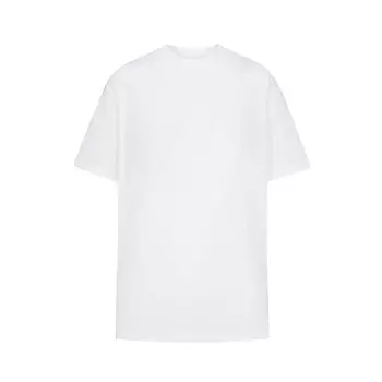 Футболка оверсайз длинного типа SKIMS Relaxed Tees, цвет Snow