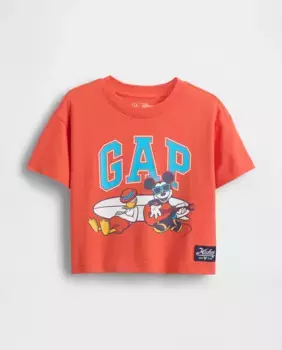 Футболка оверсайз для младенцев и малышей Gap, красный