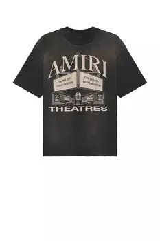 Футболка оверсайз для театров Amiri, черный