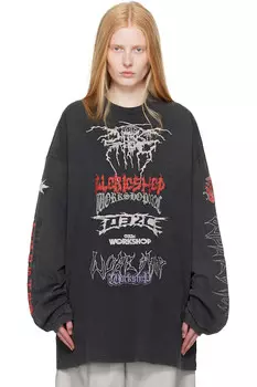 Футболка оверсайз для телемоста 032C, черный