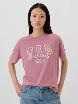 Футболка оверсайз Gap, розовый