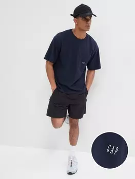 Футболка оверсайз Gap, синий