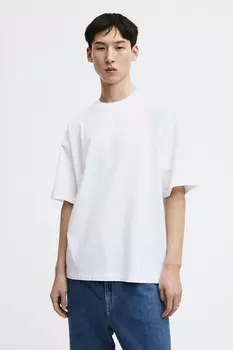 Футболка оверсайз H&M, белый
