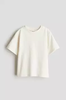 Футболка оверсайз H&M, бежевый