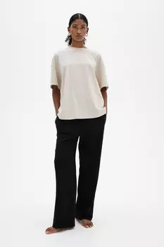 Футболка оверсайз H&M, бежевый