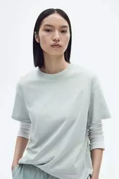 Футболка оверсайз H&M, бирюзовый