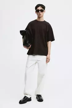 Футболка оверсайз H&M, черный