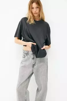 Футболка оверсайз H&M, серый