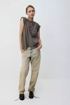 Футболка оверсайз H&M, серый