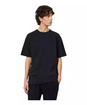 Футболка оверсайз из хлопкового джерси Massimo Alba, синий