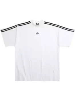 Футболка оверсайз из коллаборации с Adidas BALENCIAGA, белый
