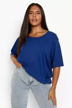 футболка оверсайз из переработки Boohoo, нави