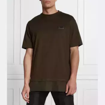 Футболка оверсайз Les Hommes, хаки